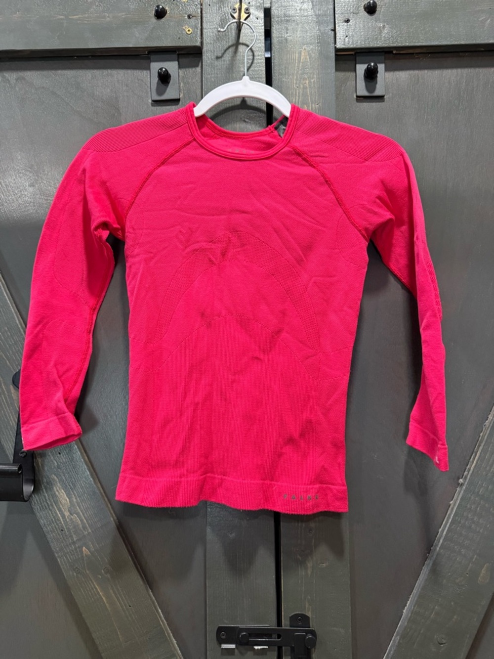 Falke Hot Pink Long Sleeve Athletic Top Stretchy